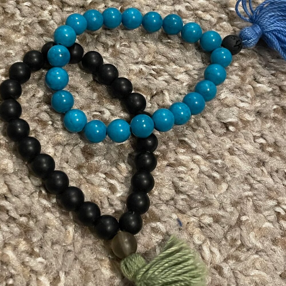 Set of 2 Mala Bracelets